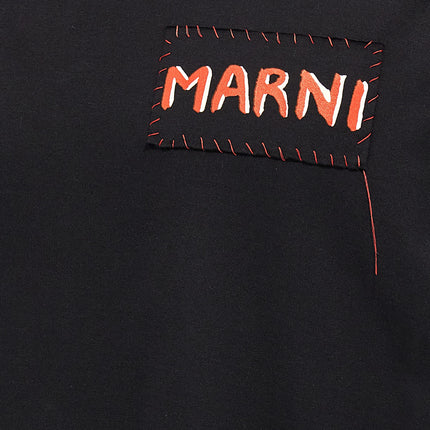 Marni Black Cotton T-Shirt