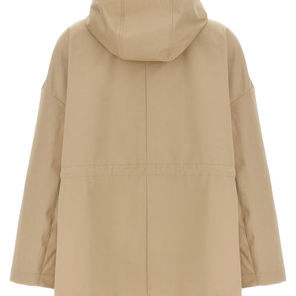 Moncler Beige Cotton Parka