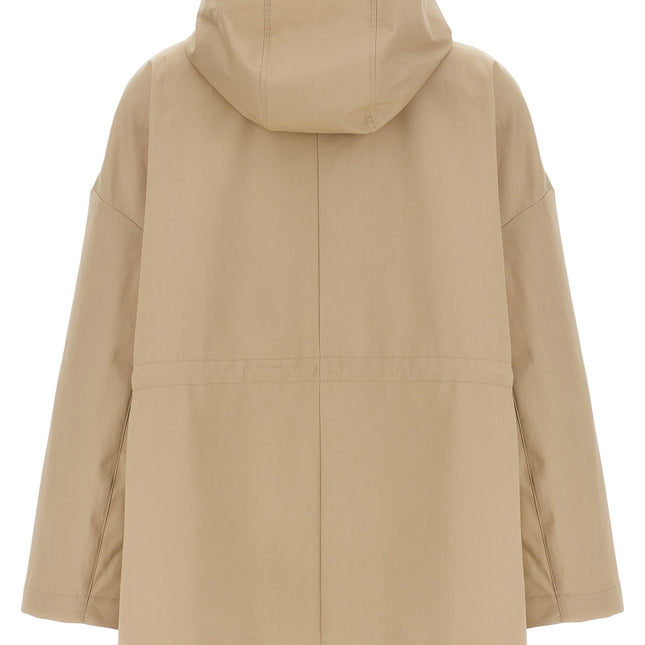 Moncler Beige Cotton Parka
