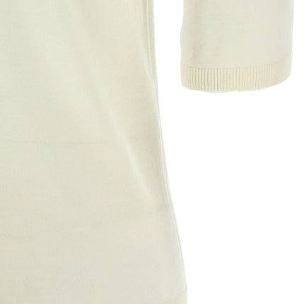 Max Mara White Virgin Wool Cardigan