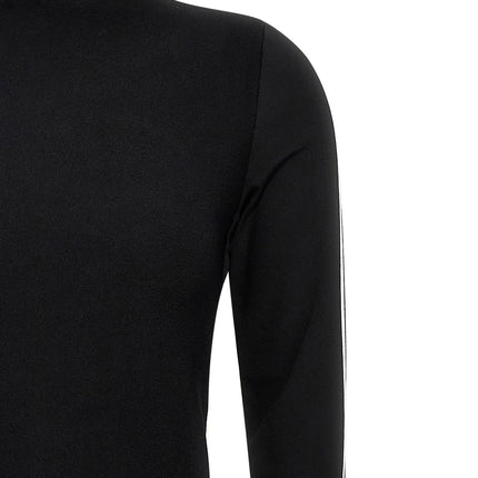 Sportmax Bicolor Viscose Midi Dress