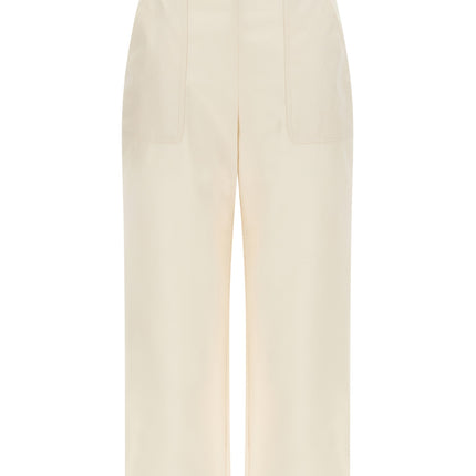 Max Mara White Cotton Casual Pants