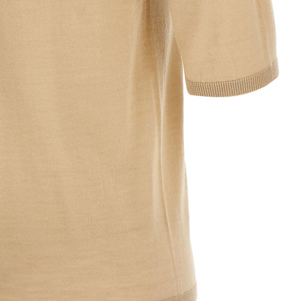 Max Mara Beige Virgin Wool Cardigan