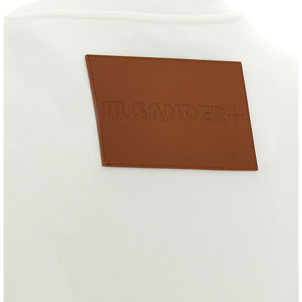 Jil Sander White Cotton T-Shirt