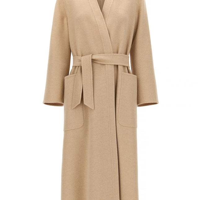 Max Mara Beige Wool Coat