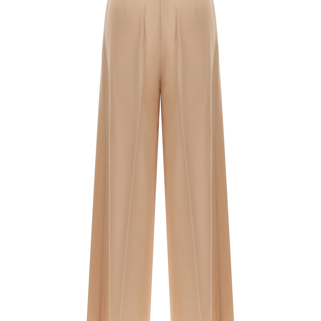Max Mara Beige Virgin Wool Casual Pants