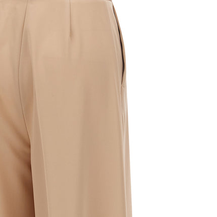 Max Mara Beige Virgin Wool Casual Pants