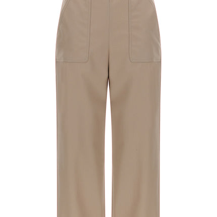 Max Mara Beige Cotton Casual Pants