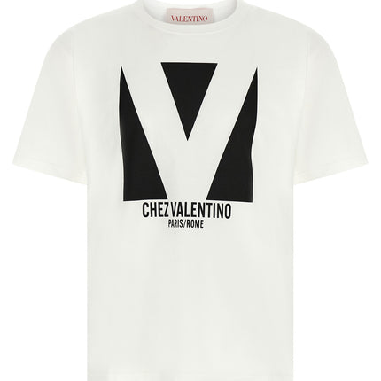 Valentino Garavani Bicolor Cotton T-Shirt