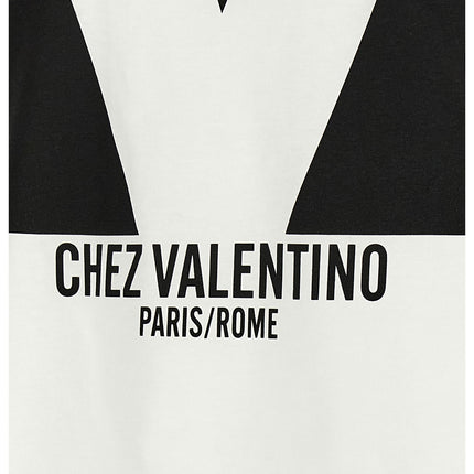 Valentino Garavani Bicolor Cotton T-Shirt