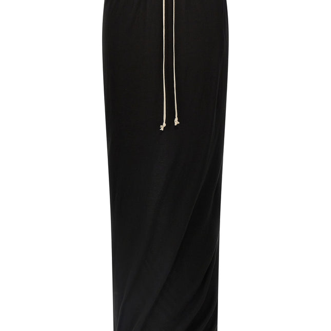 DRKSHDW Black Cotton Mini Skirt