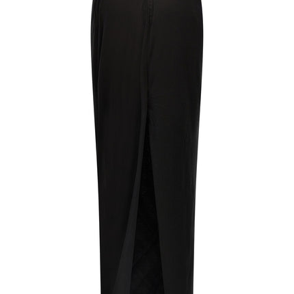 DRKSHDW Black Cotton Mini Skirt