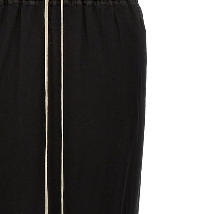 DRKSHDW Black Cotton Mini Skirt