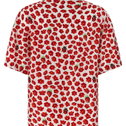 Versace Multicolor Silk Blouse