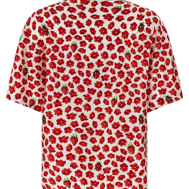 Versace Multicolor Silk Blouse