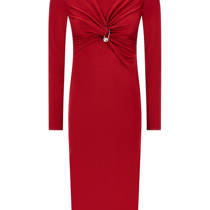 Versace Multicolor Viscose Midi Dress