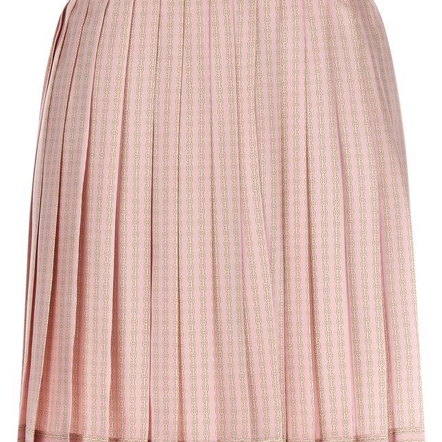 Versace Multicolor Silk Long Skirt