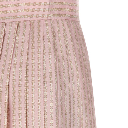 Versace Multicolor Silk Long Skirt