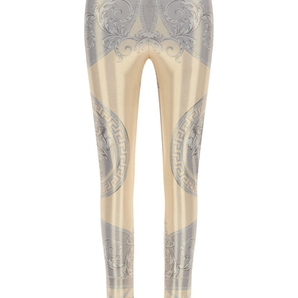 Versace Multicolor Polyester Leggings