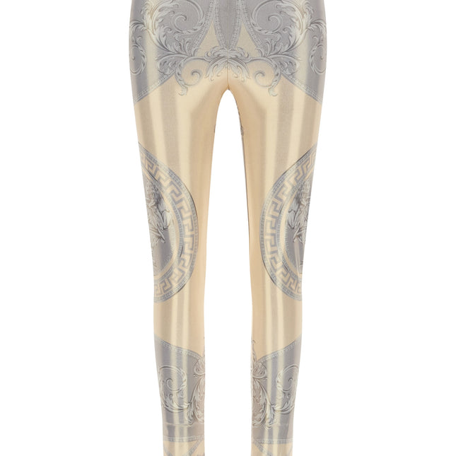 Versace Multicolor Polyester Leggings