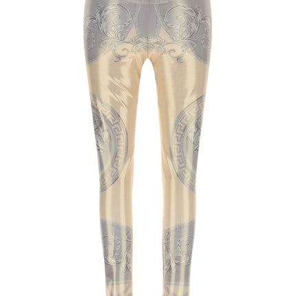 Versace Multicolor Polyester Leggings