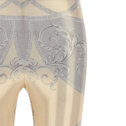 Versace Multicolor Polyester Leggings