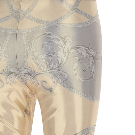 Versace Multicolor Polyester Leggings