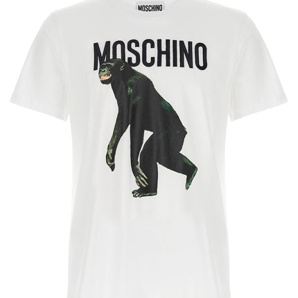 Moschino White Cotton T-Shirt