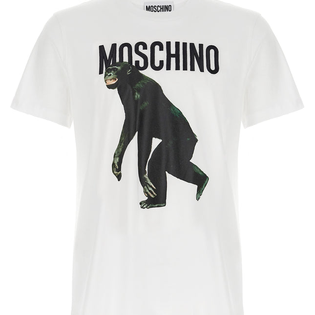 Moschino White Cotton T-Shirt