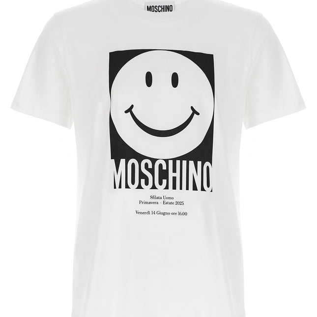 Moschino White Cotton T-Shirt
