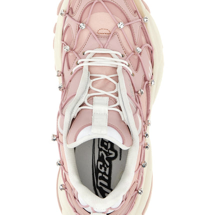 Versace Multicolor Polyester Athletic Sneakers