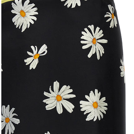Moschino Multicolor Silk Mini Skirt