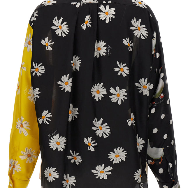 Moschino Multicolor Silk Blouse