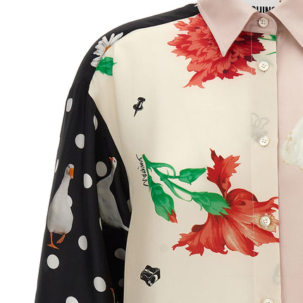 Moschino Multicolor Silk Blouse