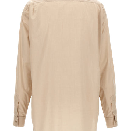 Moschino Beige Cotton Blouse