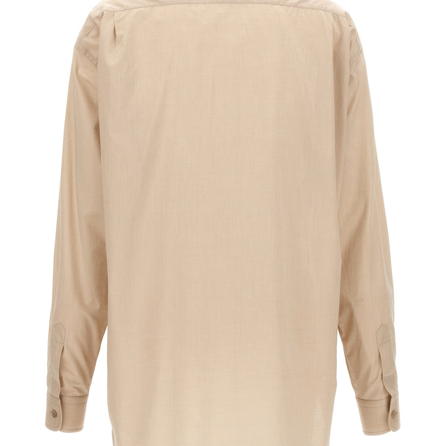 Moschino Beige Cotton Blouse