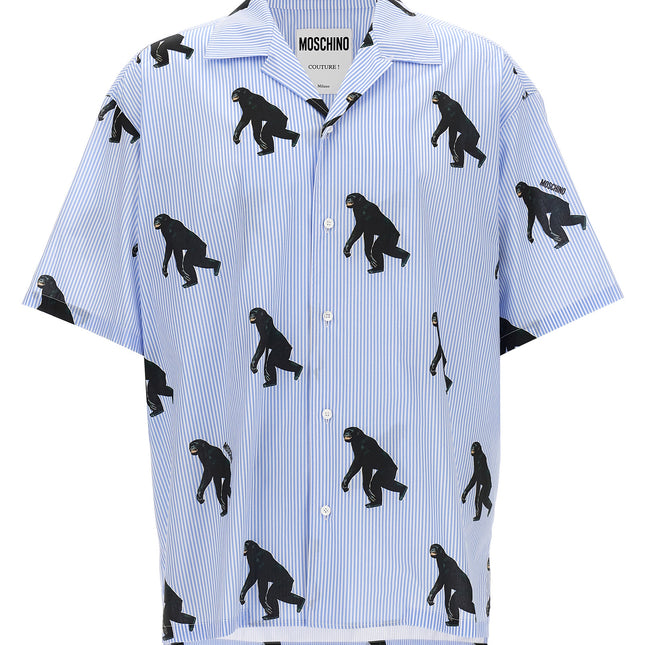 Moschino Blue Cotton Blouse