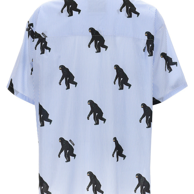 Moschino Blue Cotton Blouse