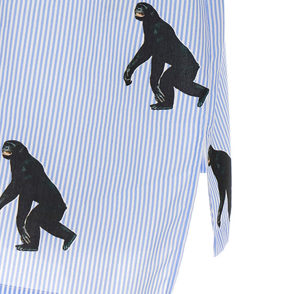 Moschino Blue Cotton Blouse