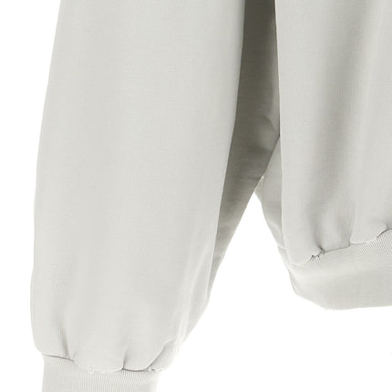 Balenciaga White Cotton Sweatshirt