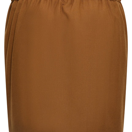 Max Mara Brown Virgin Wool Long Skirt