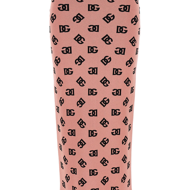 Dolce & Gabbana Multicolor Viscose Midi Skirt