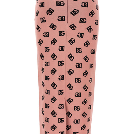Dolce & Gabbana Multicolor Viscose Midi Skirt