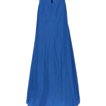 P.A.R.O.S.H. Blue Polyester Long Dress