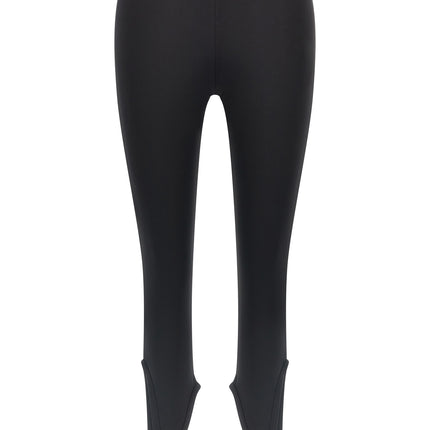 Courrèges Black Polyamide Leggings
