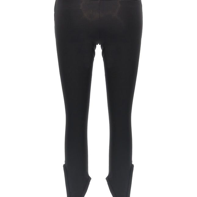 Courrèges Black Polyamide Leggings