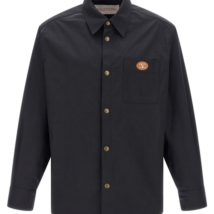 Valentino Garavani Blue Polyester Full-Length Jacket