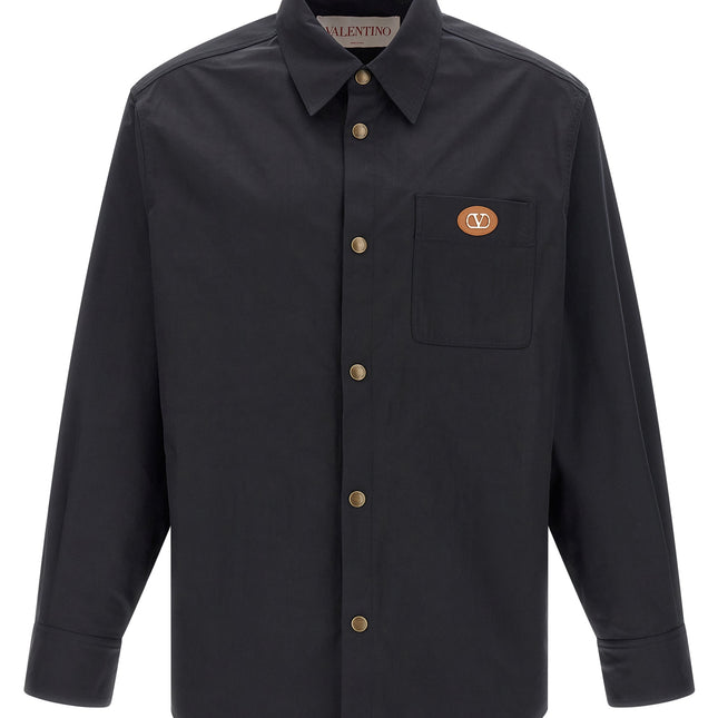 Valentino Garavani Blue Polyester Full-Length Jacket
