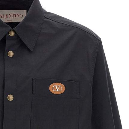 Valentino Garavani Blue Polyester Full-Length Jacket