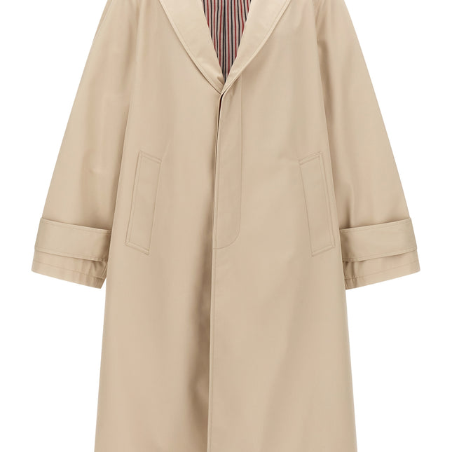 Thom Browne Beige Polyester Coat